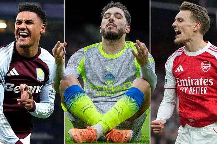 Arsenal - Man City và Aston Villa đua "tam mã": 4 yếu tố định đoạt ngôi vương